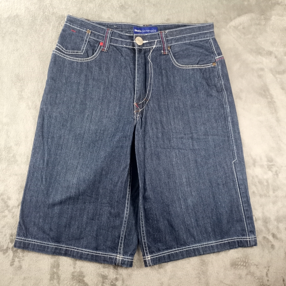 ENYCE CLOTHINGCO MENS Blue Denim Shorts SIZE 34